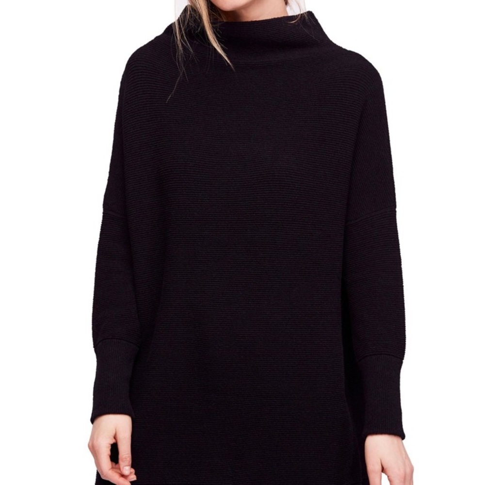 Free people black ottoman tunic sz L
